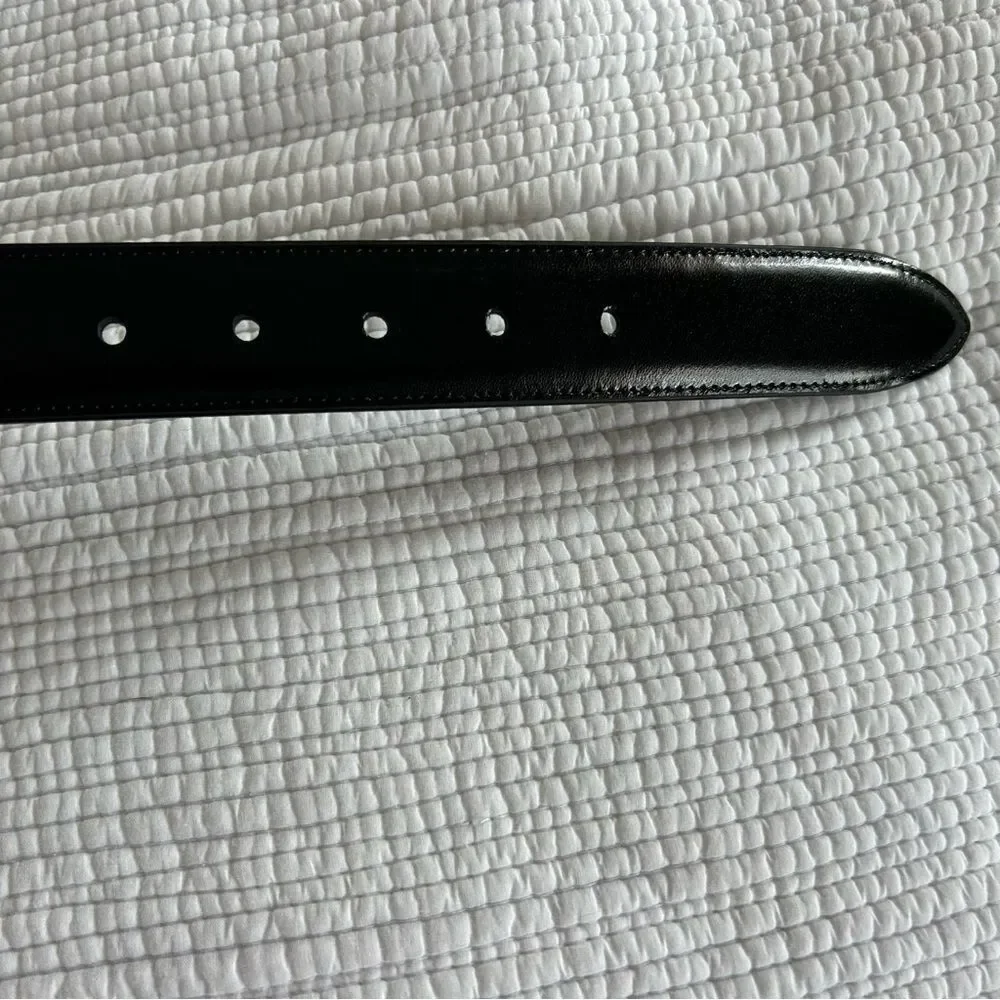 NEW Boconi Reversible Leather Belt in Black Brown Mens Size 38